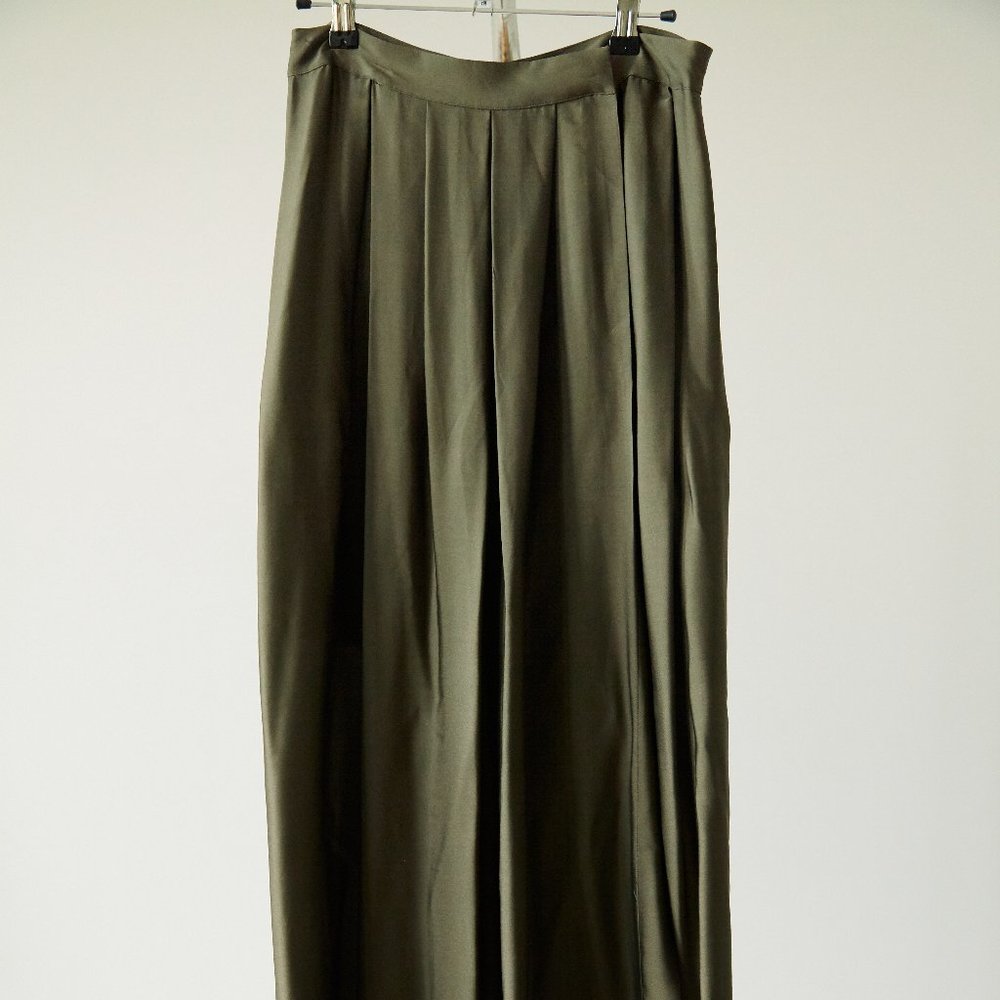 Massimo Dutti silk maxi skirt